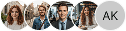 Multiple investor profile avatars displayed in the Quantum Kapitode trading review section